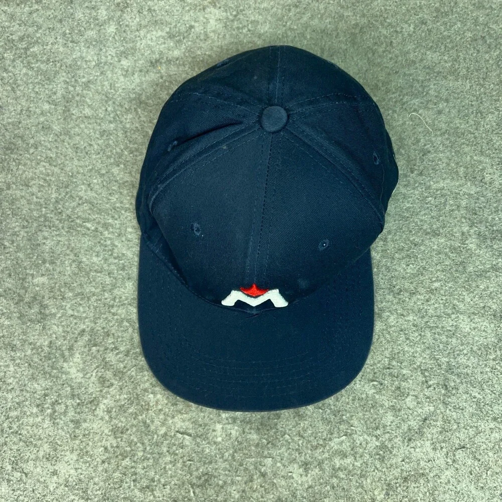 Minnesota Twins X North Dakota‎ Hawks Mens Hat Snapback Blue Cap Baseball MLB
